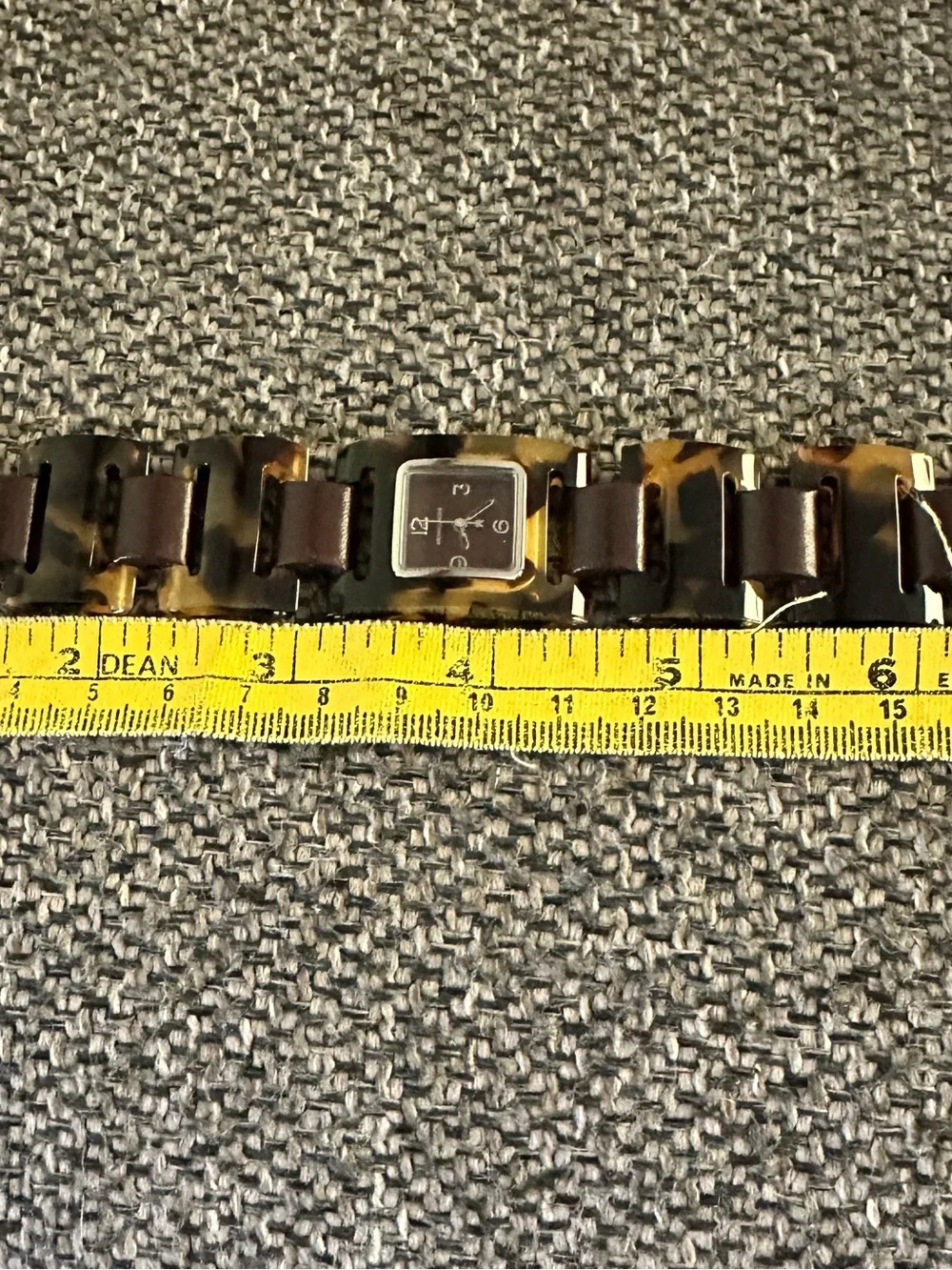 Michael Kors Tortoiseshell Bracelet Watch with Brown Dial